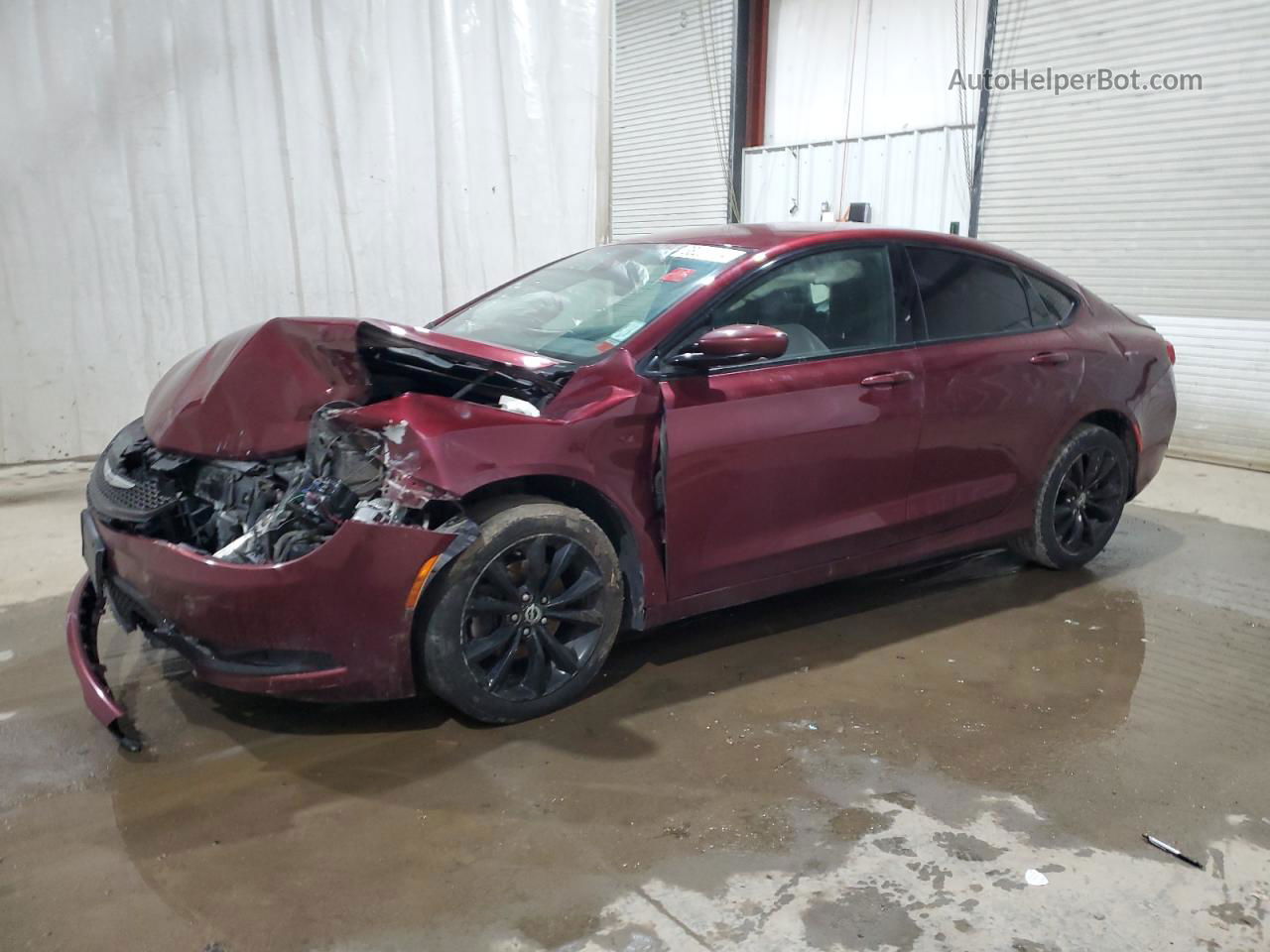 2015 Chrysler 200 S Burgundy vin: 1C3CCCDG4FN683592