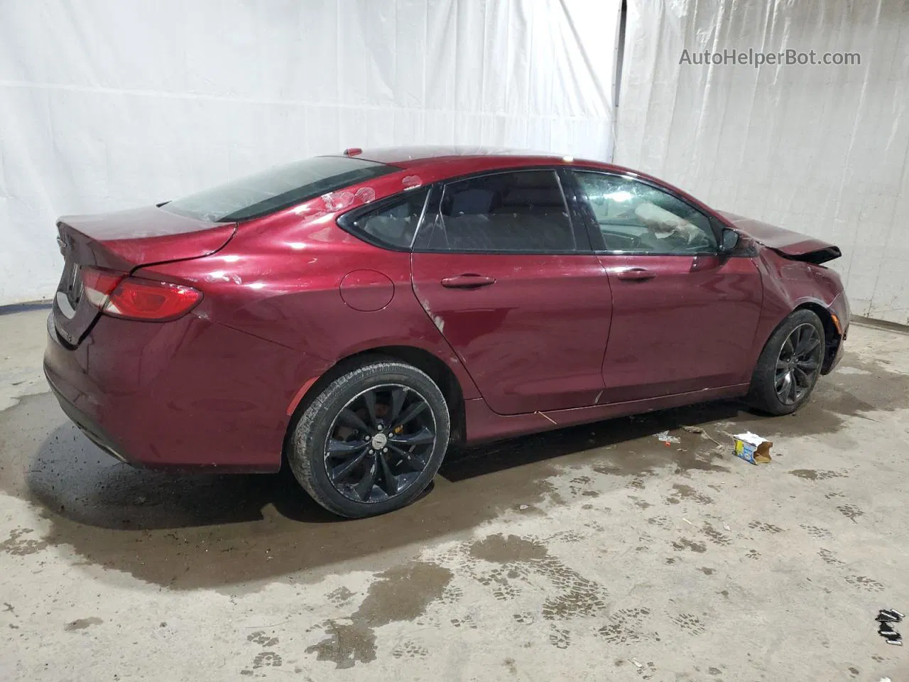 2015 Chrysler 200 S Burgundy vin: 1C3CCCDG4FN683592