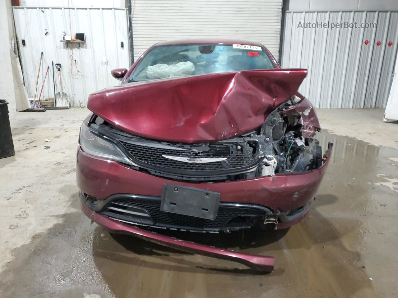 2015 Chrysler 200 S Burgundy vin: 1C3CCCDG4FN683592