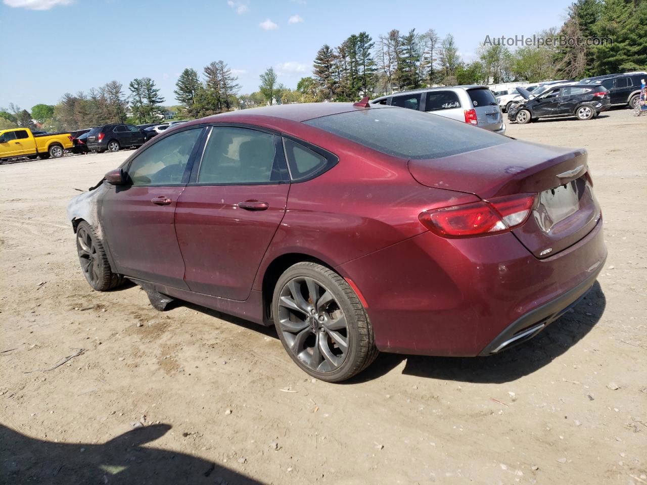 2016 Chrysler 200 S Красный vin: 1C3CCCDG4GN119748