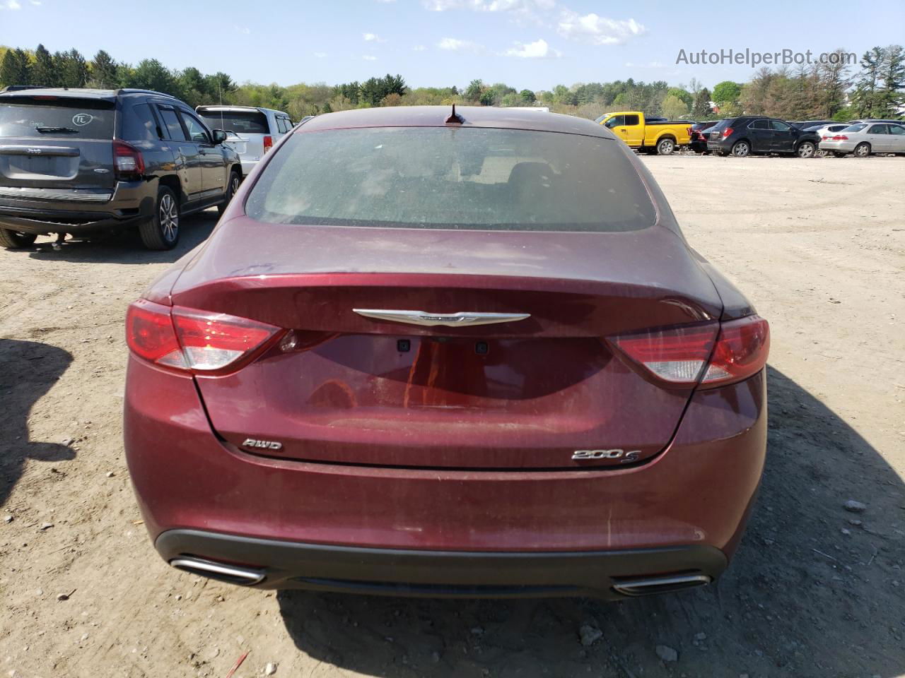 2016 Chrysler 200 S Red vin: 1C3CCCDG4GN119748