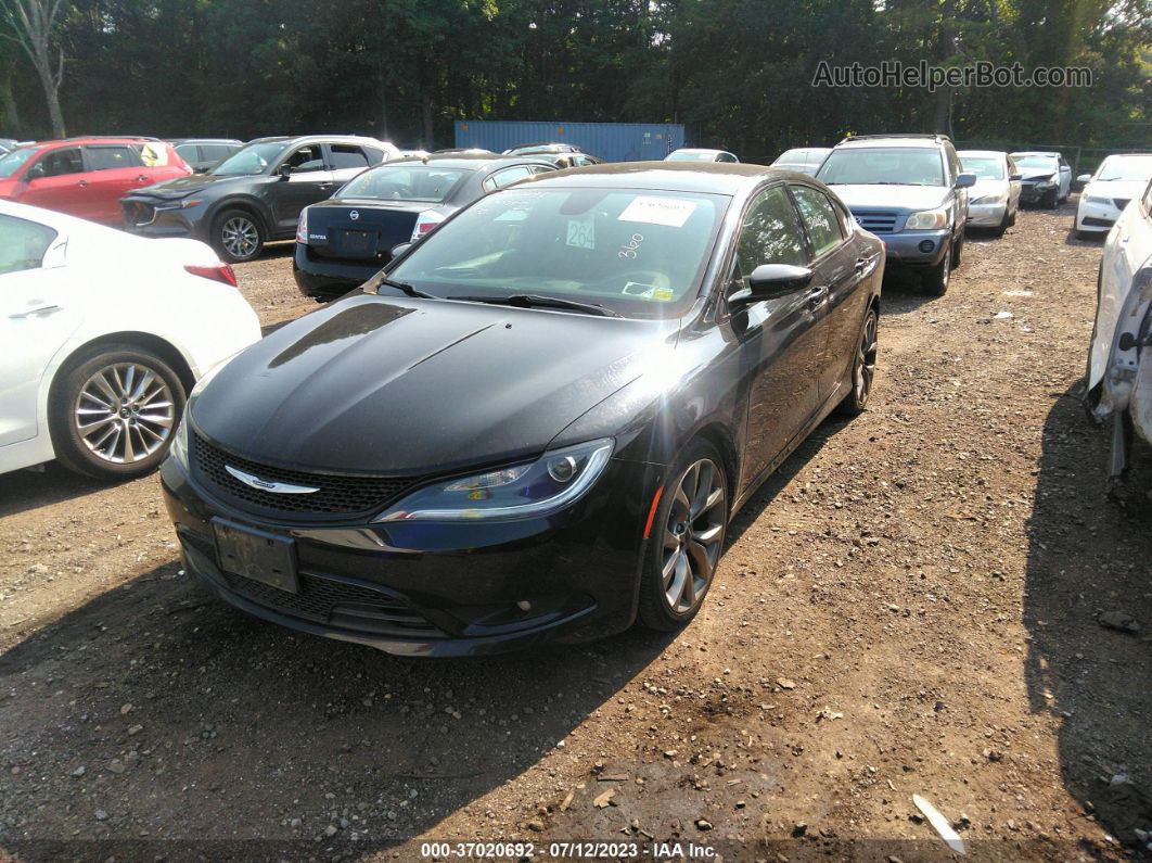 2016 Chrysler 200 S Black vin: 1C3CCCDG4GN163331