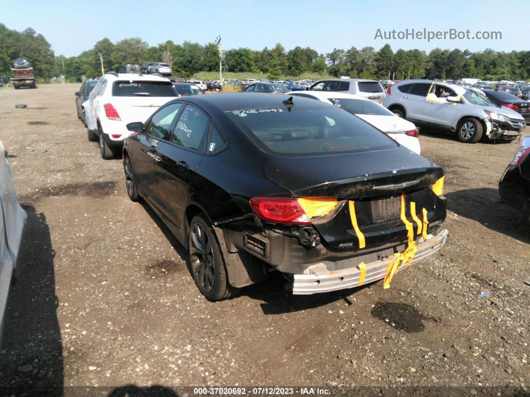 2016 Chrysler 200 S Black vin: 1C3CCCDG4GN163331