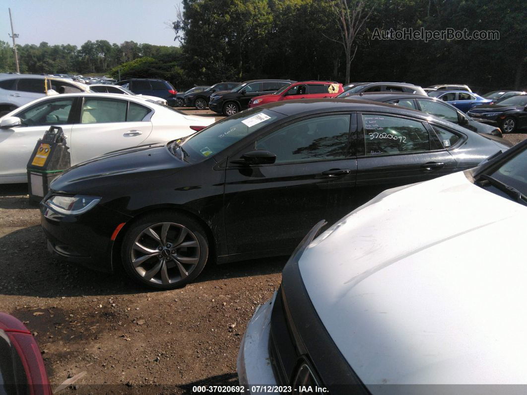 2016 Chrysler 200 S Black vin: 1C3CCCDG4GN163331