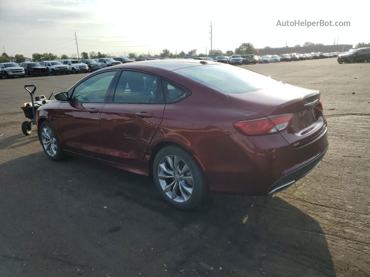 2015 Chrysler 200 S Burgundy vin: 1C3CCCDG5FN522765