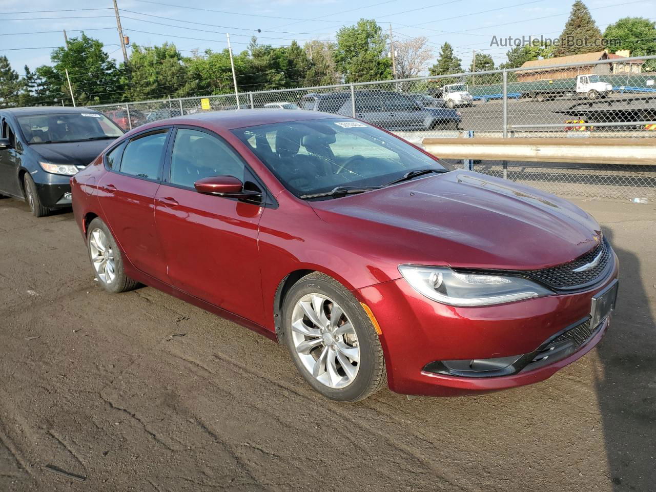 2015 Chrysler 200 S Burgundy vin: 1C3CCCDG5FN522765