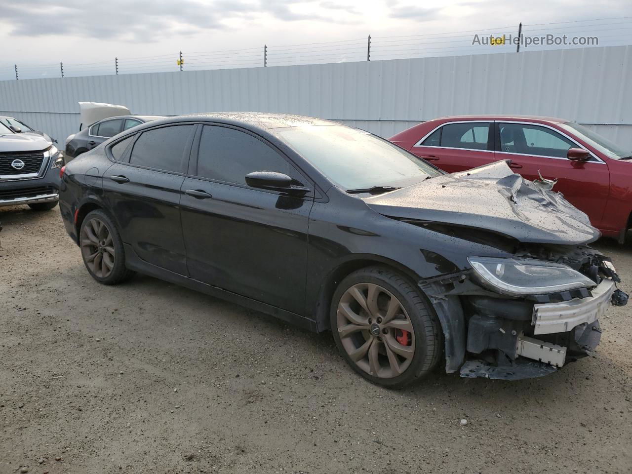 2015 Chrysler 200 S Черный vin: 1C3CCCDG5FN664582