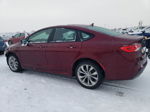 2015 Chrysler 200 S Maroon vin: 1C3CCCDG5FN700593