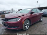 2015 Chrysler 200 S Maroon vin: 1C3CCCDG7FN523190