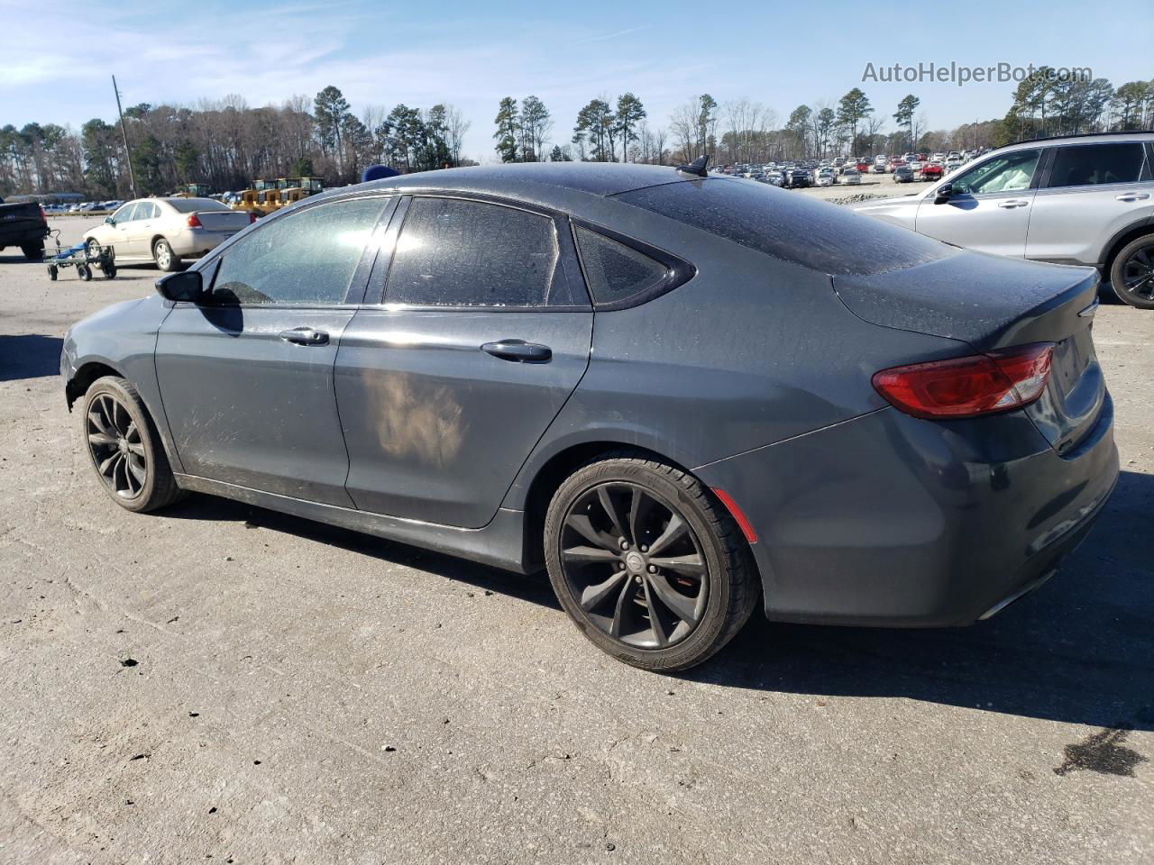 2015 Chrysler 200 S Gray vin: 1C3CCCDG7FN630174