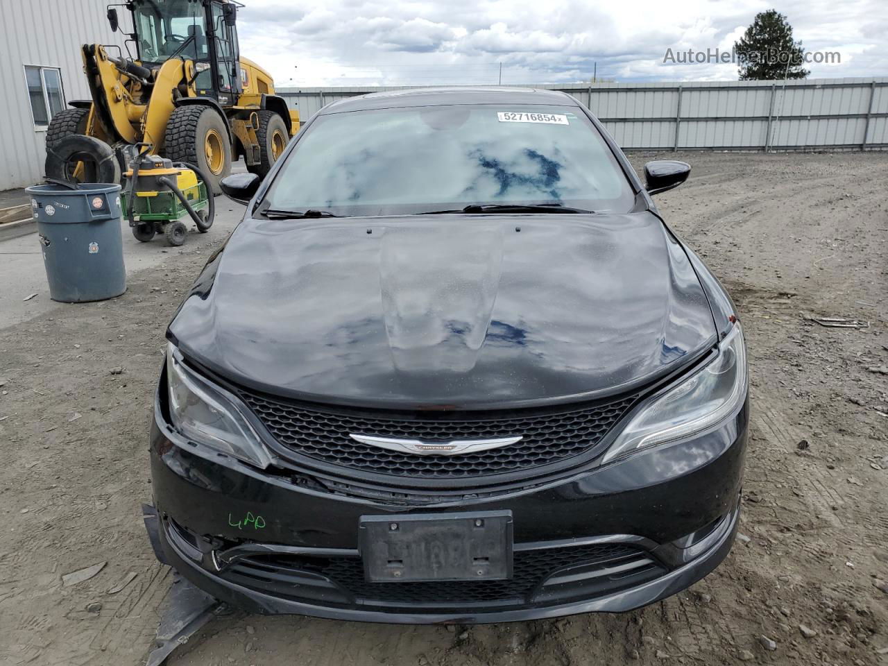 2015 Chrysler 200 S Black vin: 1C3CCCDG7FN664776