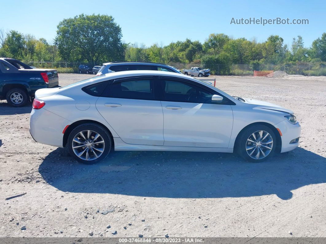 2015 Chrysler 200 S White vin: 1C3CCCDG8FN560457