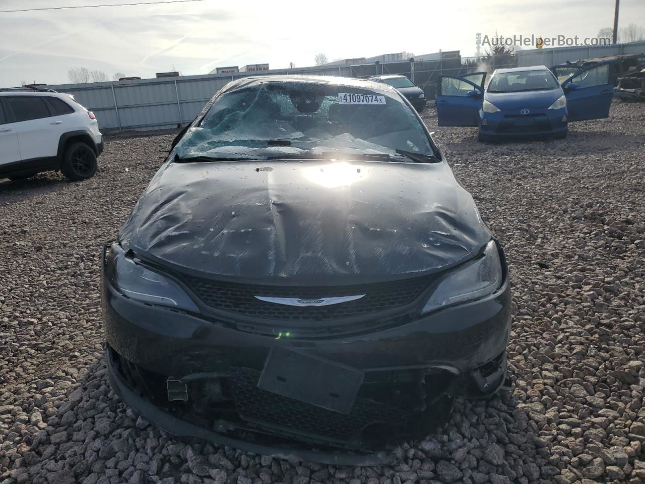 2015 Chrysler 200 S Black vin: 1C3CCCDG8FN615490