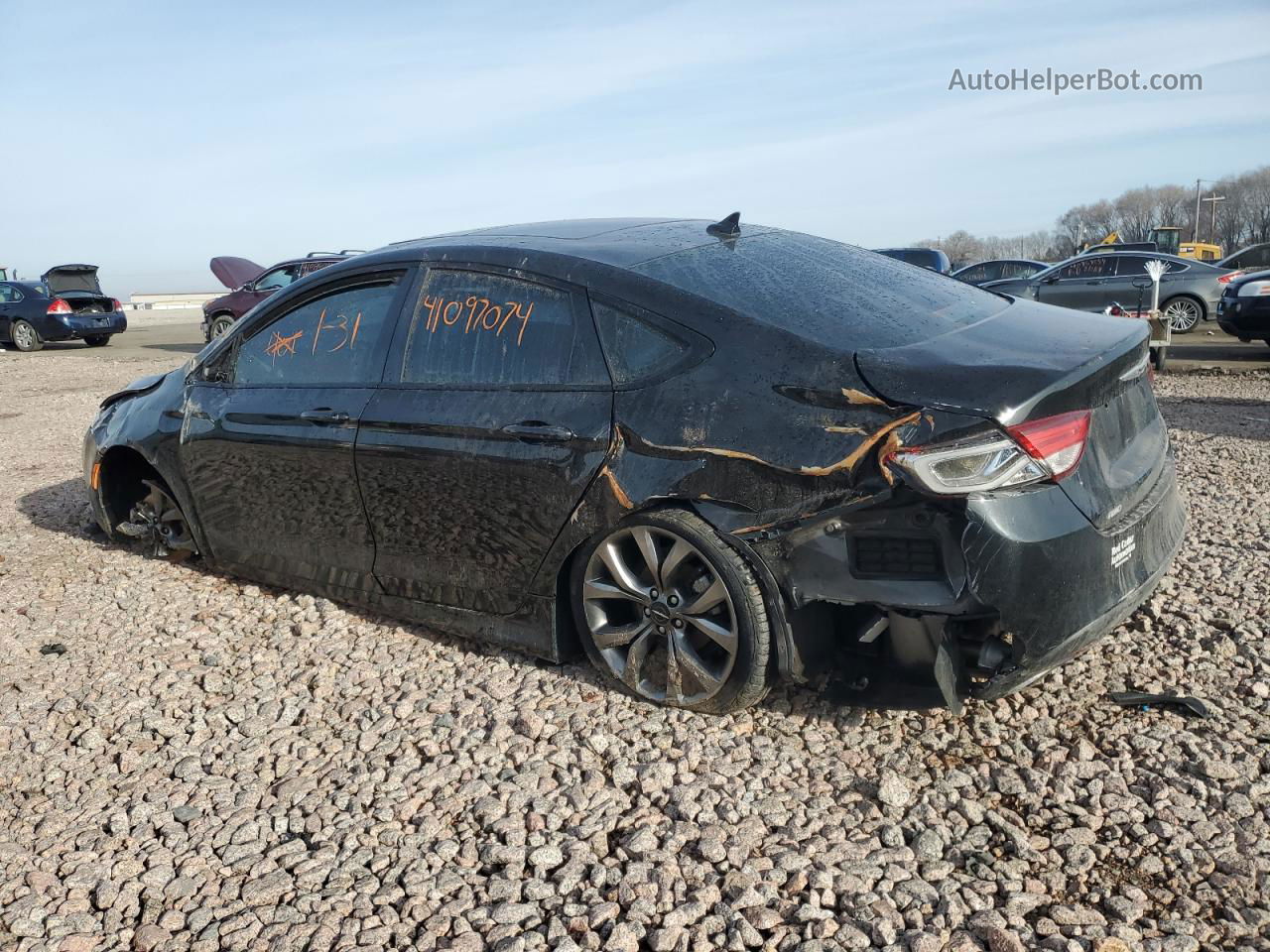 2015 Chrysler 200 S Black vin: 1C3CCCDG8FN615490