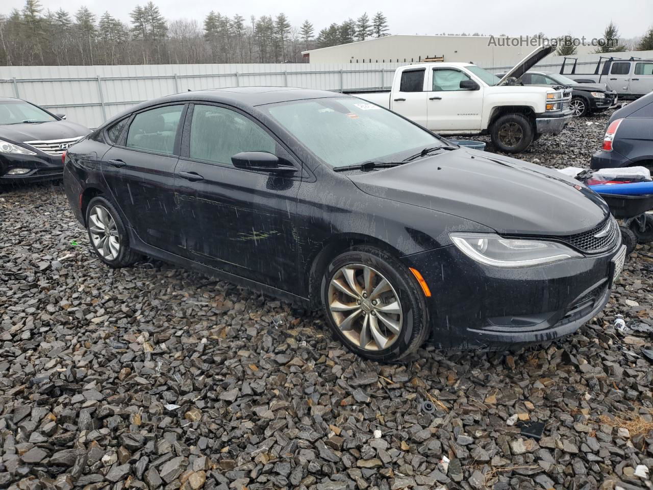 2016 Chrysler 200 S Black vin: 1C3CCCDG6GN176355