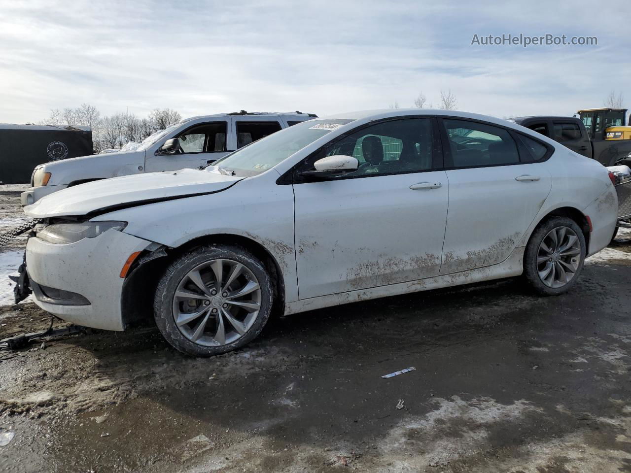 2016 Chrysler 200 S White vin: 1C3CCCDG8GN196736