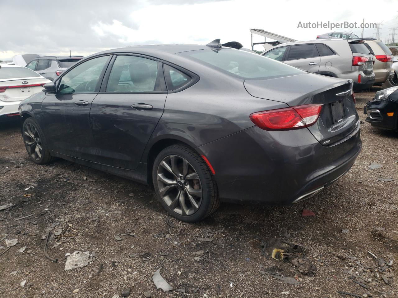 2015 Chrysler 200 S Gray vin: 1C3CCCDG9FN530772