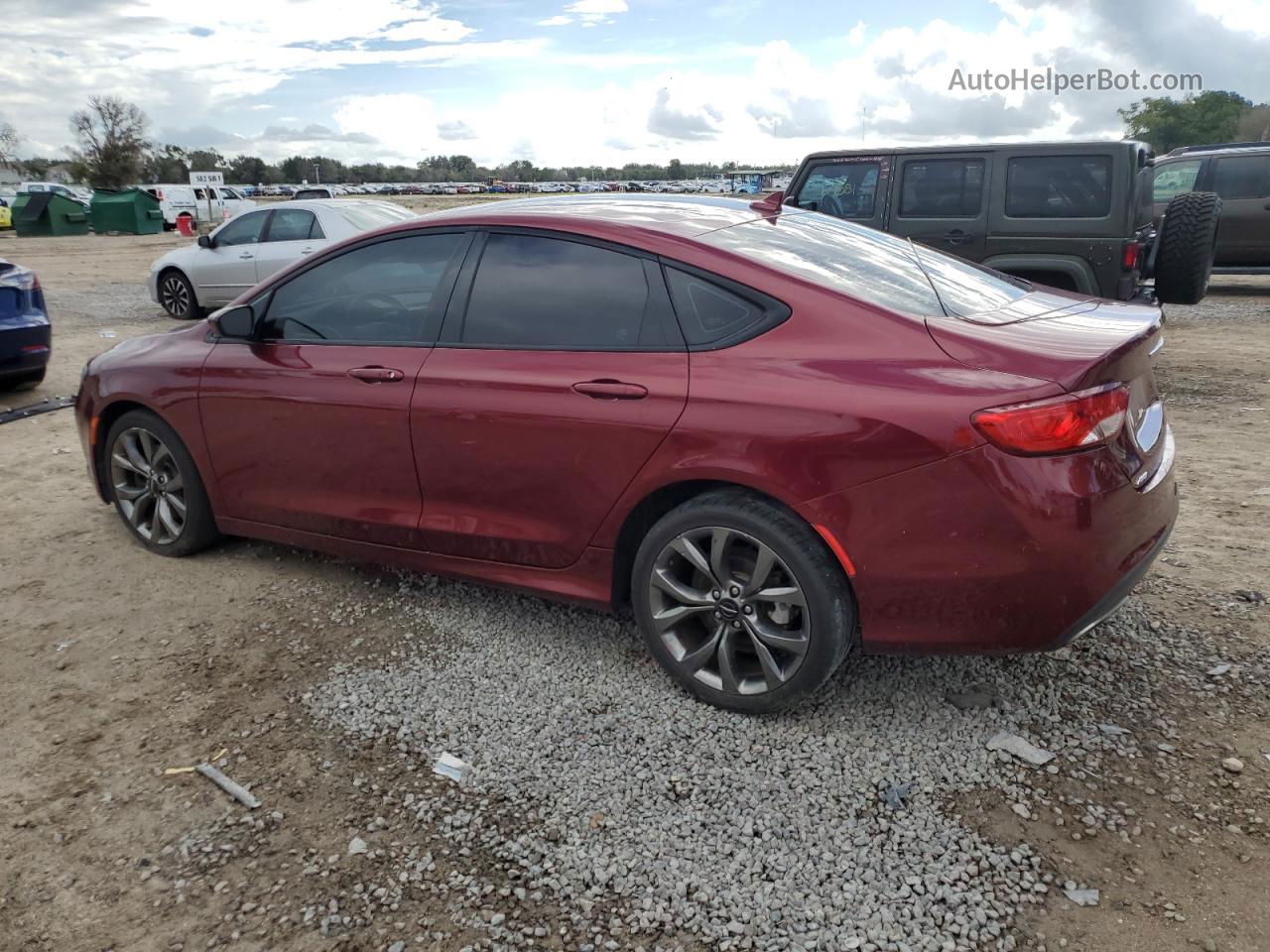 2015 Chrysler 200 S Red vin: 1C3CCCDG9FN678551