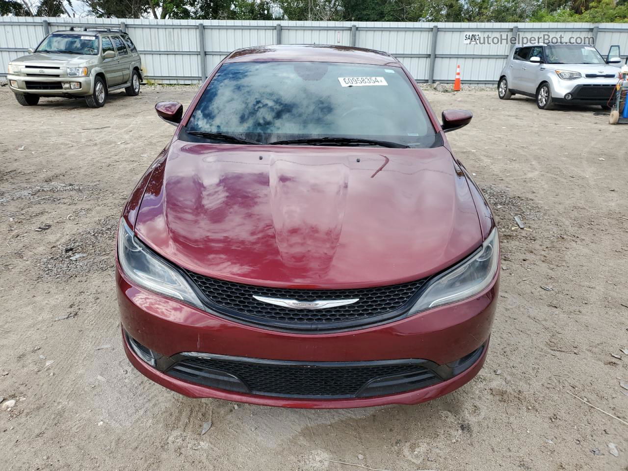 2015 Chrysler 200 S Red vin: 1C3CCCDG9FN678551