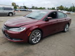 2015 Chrysler 200 S Maroon vin: 1C3CCCDGXFN523197