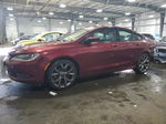 2015 Chrysler 200 S Темно-бордовый vin: 1C3CCCDGXFN601672