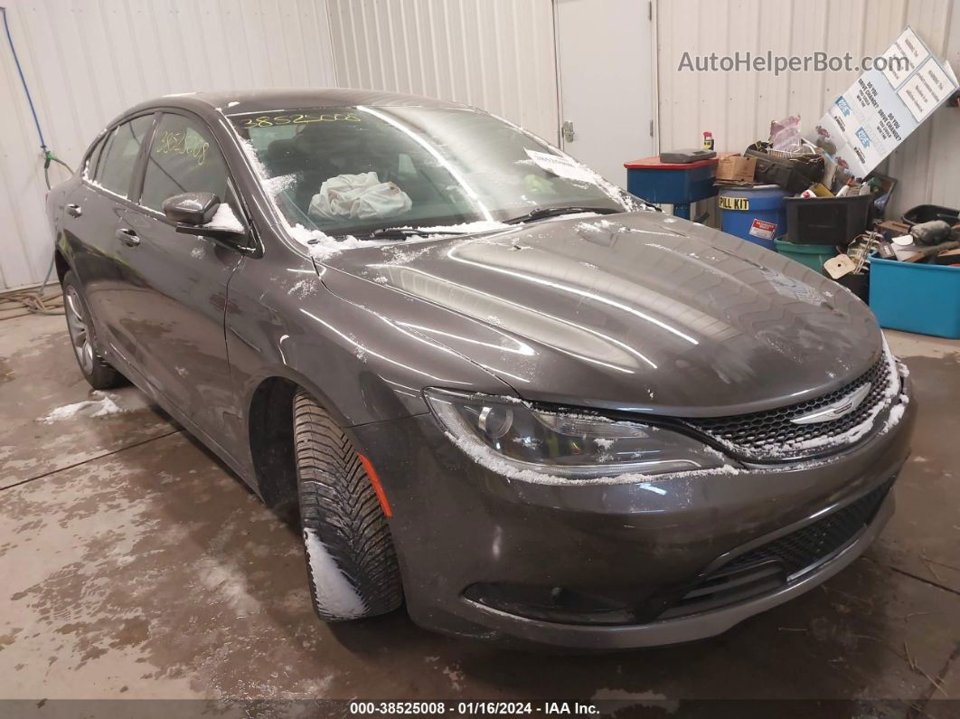 2016 Chrysler 200 S Gray vin: 1C3CCCDGXGN135470