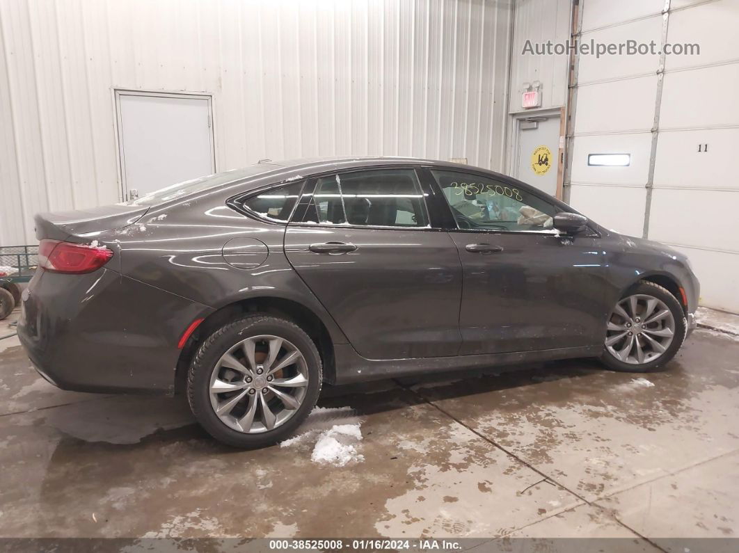 2016 Chrysler 200 S Gray vin: 1C3CCCDGXGN135470