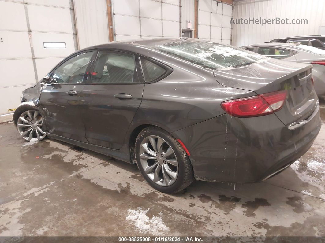 2016 Chrysler 200 S Gray vin: 1C3CCCDGXGN135470