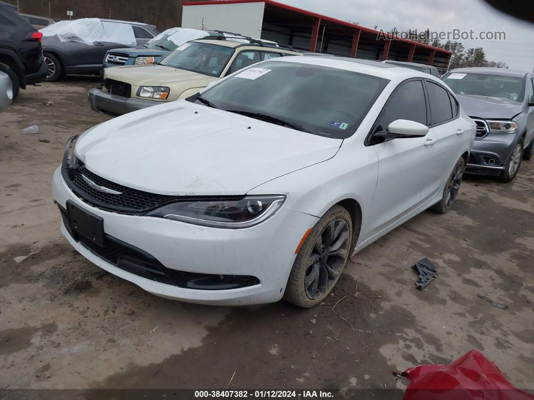 2016 Chrysler 200 S Белый vin: 1C3CCCDGXGN142788