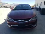 2016 Chrysler 200 C Red vin: 1C3CCCEG0GN105537