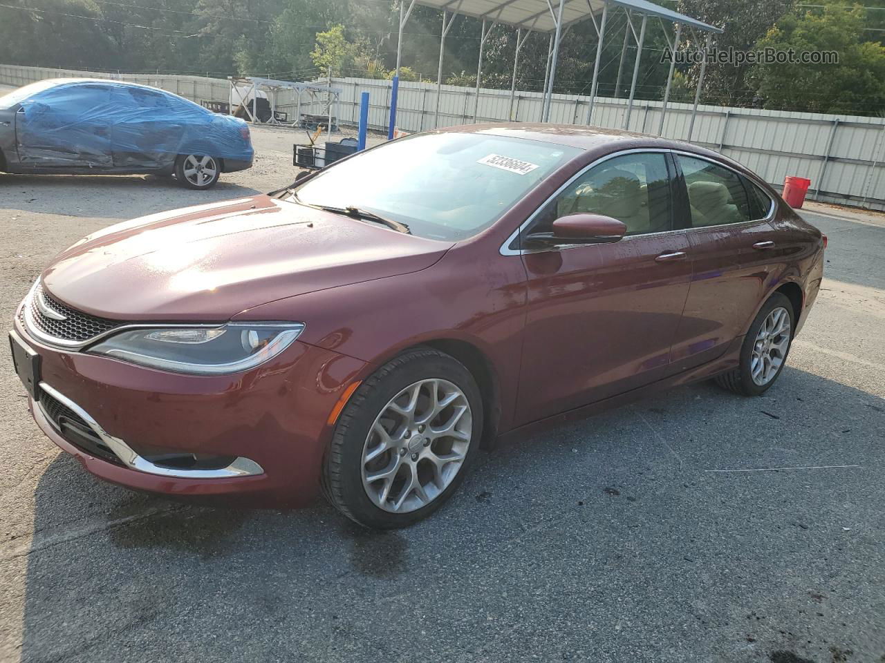 2016 Chrysler 200 C Red vin: 1C3CCCEG0GN118370