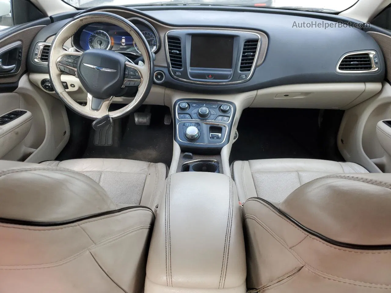 2015 Chrysler 200 C Белый vin: 1C3CCCEG1FN514631