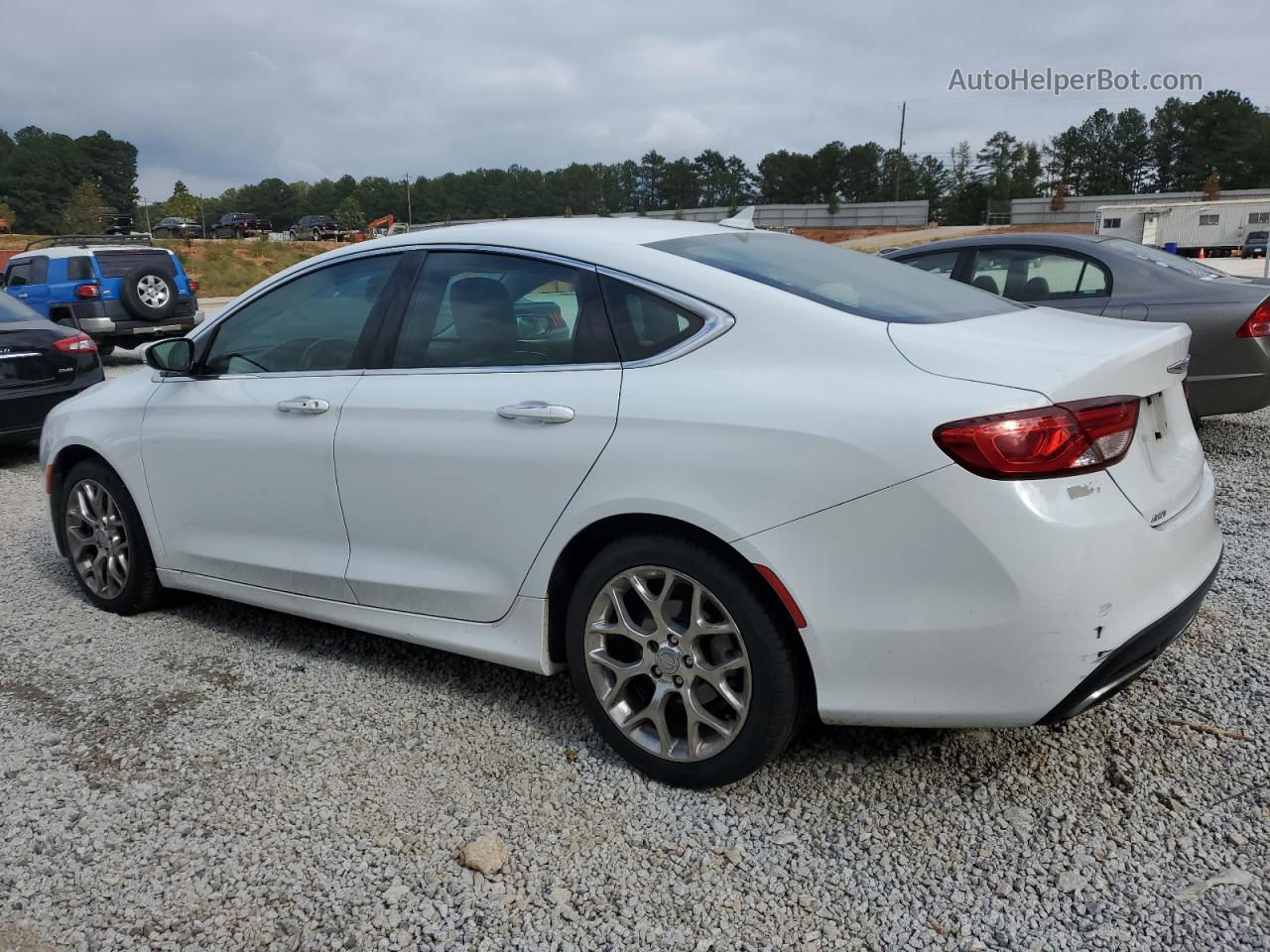 2015 Chrysler 200 C White vin: 1C3CCCEG1FN514631