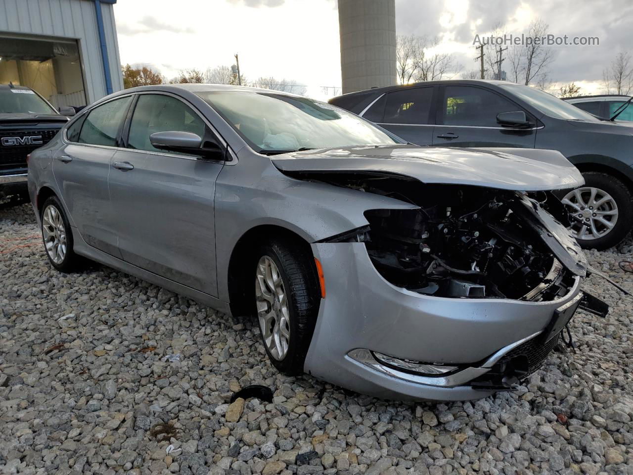 2016 Chrysler 200 C Серебряный vin: 1C3CCCEG1GN118376