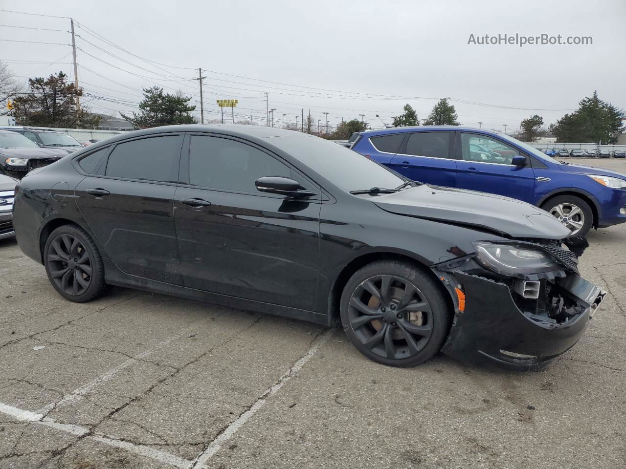 2015 Chrysler 200 C Black vin: 1C3CCCEG2FN620506