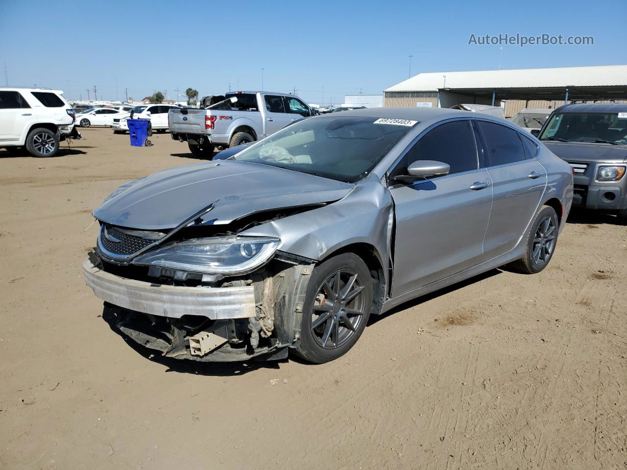 2015 Chrysler 200 C Silver vin: 1C3CCCEG2FN624250