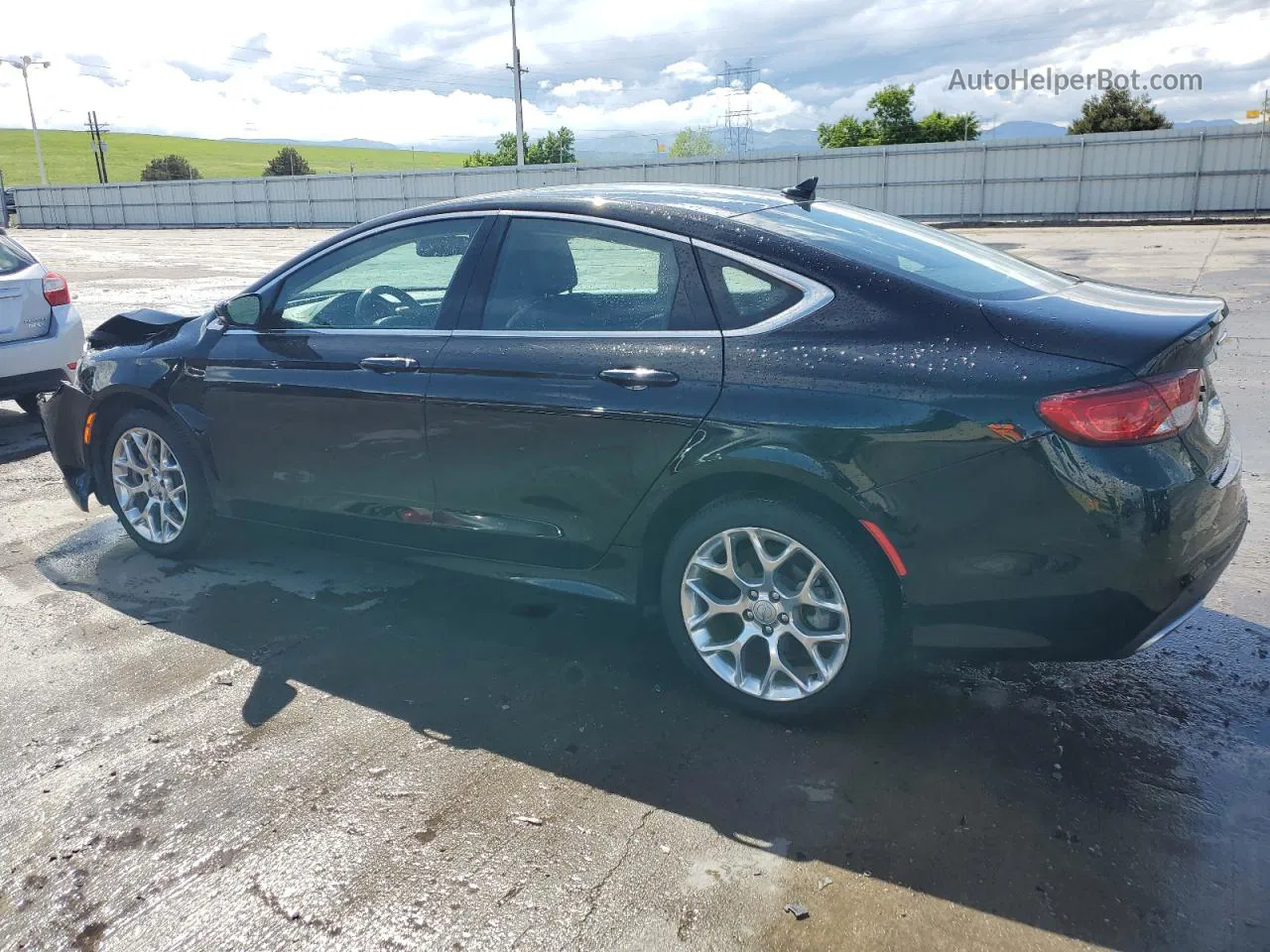 2015 Chrysler 200 C Black vin: 1C3CCCEG4FN656858