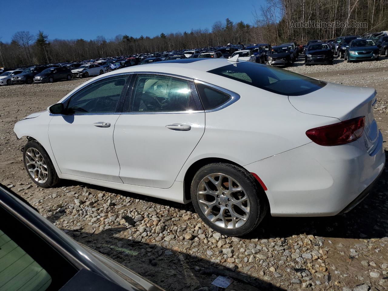 2016 Chrysler 200 C Белый vin: 1C3CCCEG4GN100874