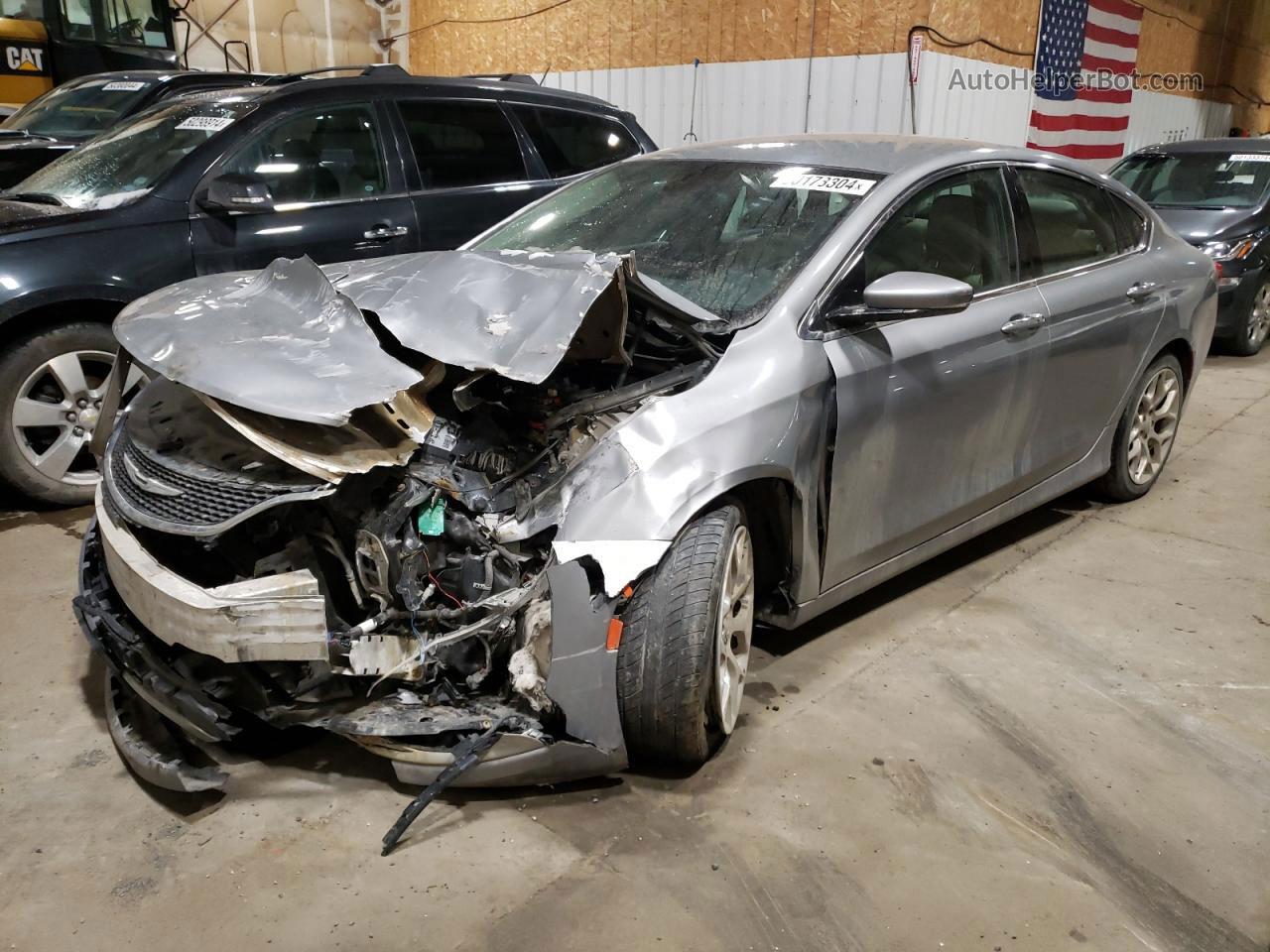 2015 Chrysler 200 C Silver vin: 1C3CCCEG5FN512476