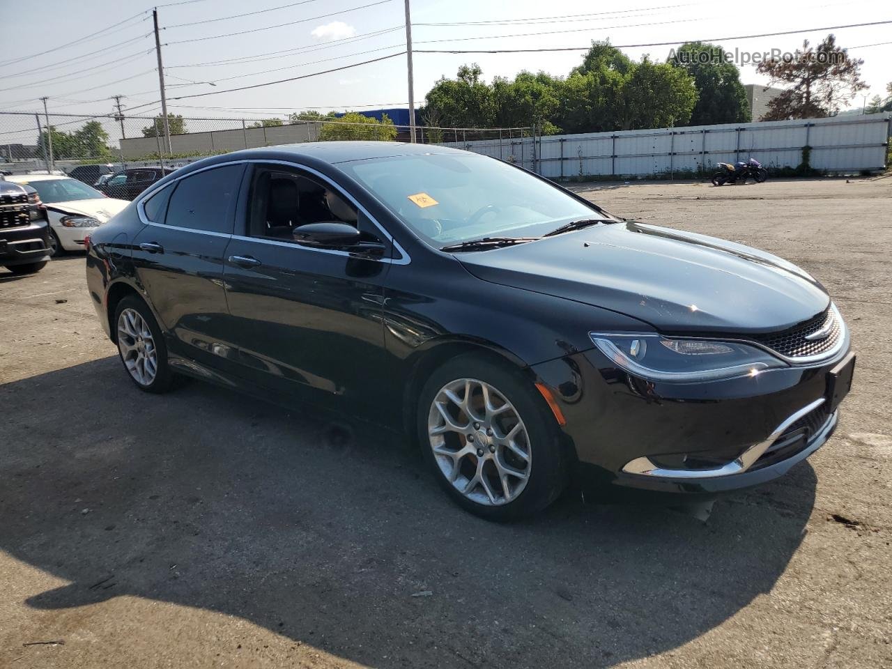 2016 Chrysler 200 C Black vin: 1C3CCCEG5GN135746