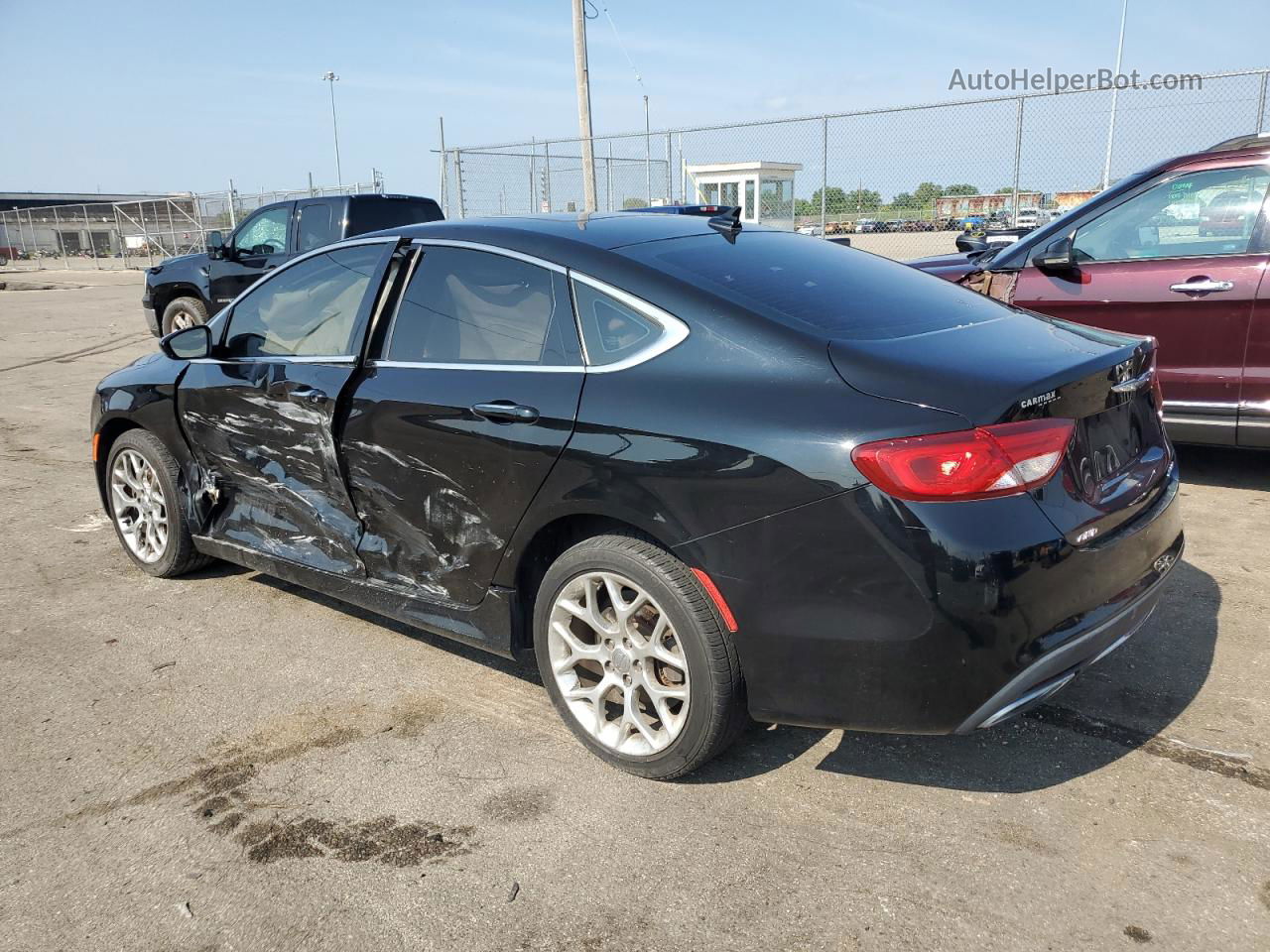 2016 Chrysler 200 C Black vin: 1C3CCCEG5GN135746