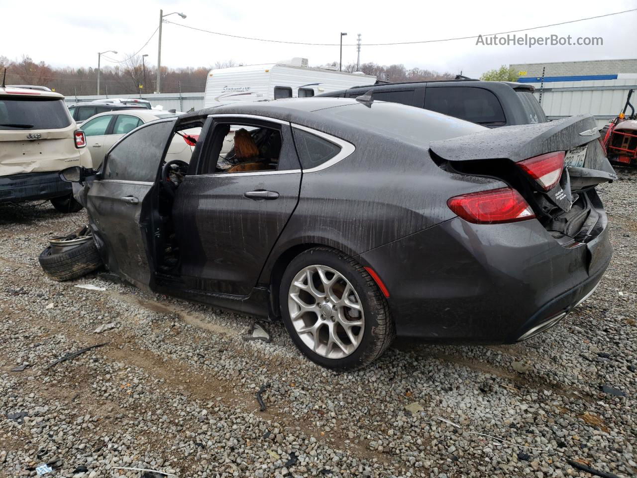 2015 Chrysler 200 C Black vin: 1C3CCCEG6FN556759