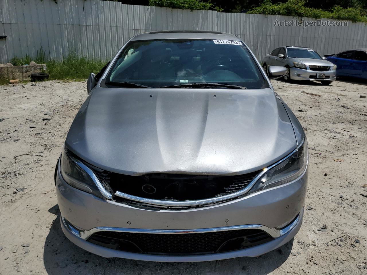 2015 Chrysler 200 C Silver vin: 1C3CCCEG7FN598129