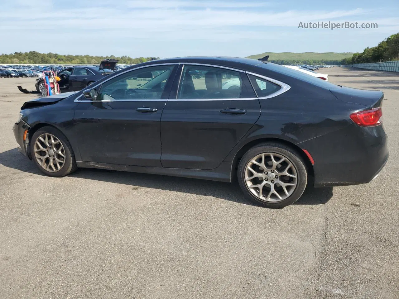 2015 Chrysler 200 C Black vin: 1C3CCCEG7FN736493