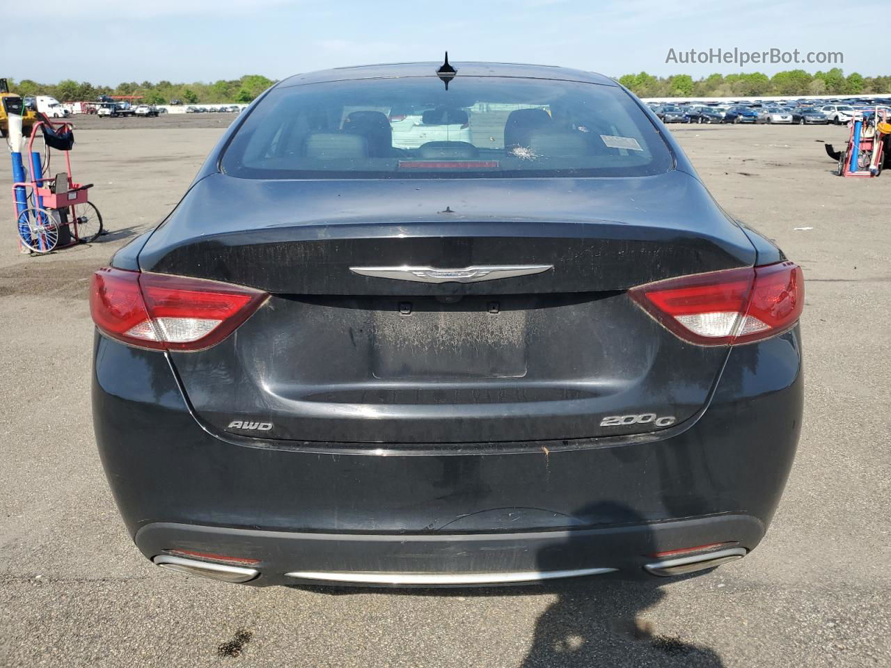 2015 Chrysler 200 C Black vin: 1C3CCCEG7FN736493