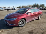 2016 Chrysler 200 C Maroon vin: 1C3CCCEG7GN135649