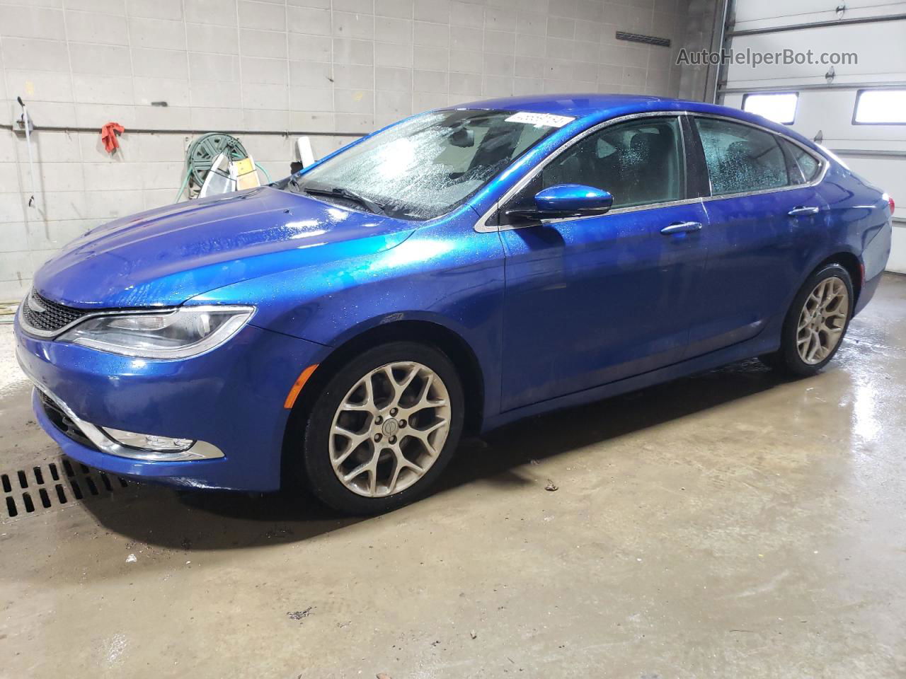 2015 Chrysler 200 C Blue vin: 1C3CCCEG8FN523858