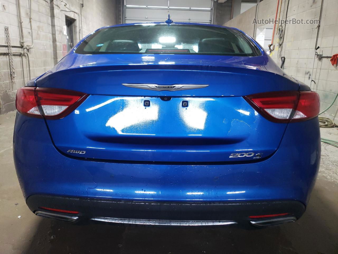 2015 Chrysler 200 C Blue vin: 1C3CCCEG8FN523858