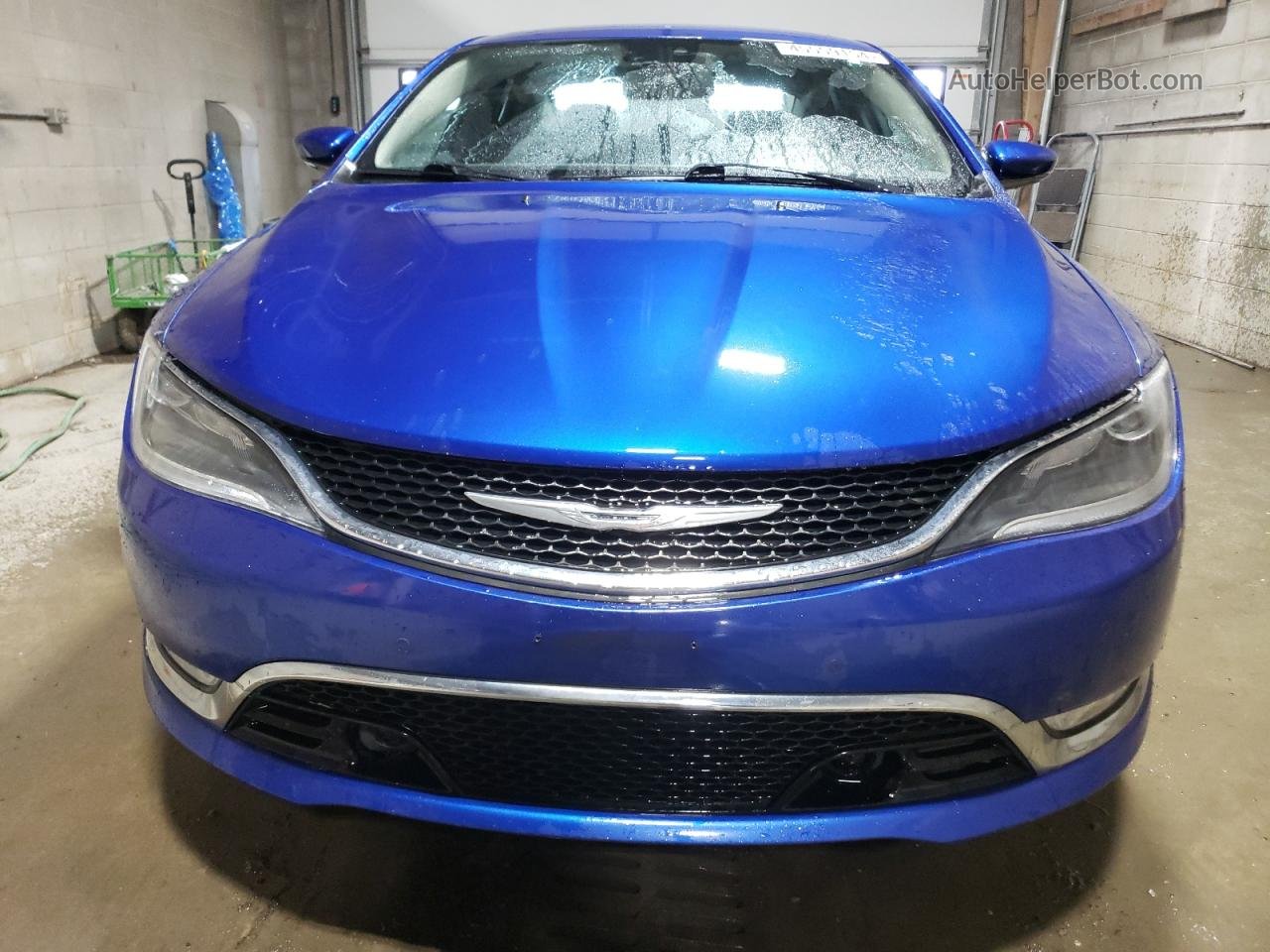 2015 Chrysler 200 C Blue vin: 1C3CCCEG8FN523858