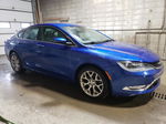 2015 Chrysler 200 C Blue vin: 1C3CCCEG8FN523858